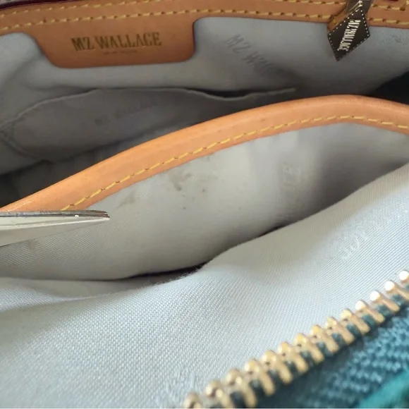 MZ Wallace Teal Crossbody Bag - Picture 9 of 9